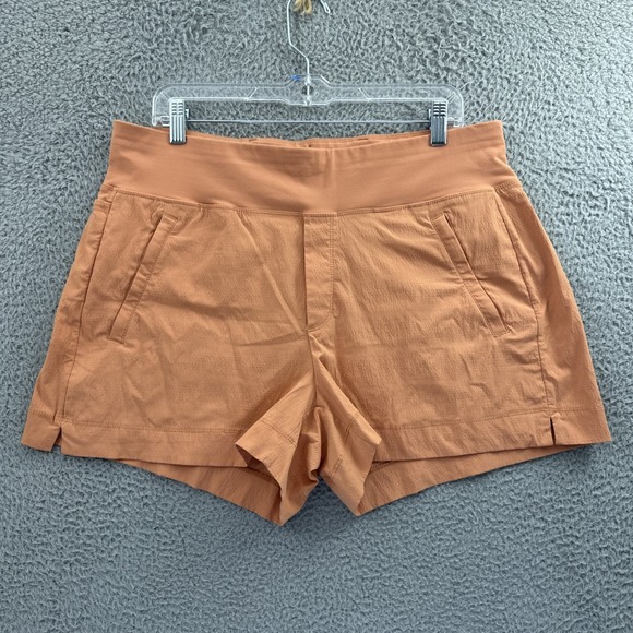 Athleta Pants - Athleta Trekkie North Shorts 3" Orange Athletic Athleisure Hiking Women's 14
